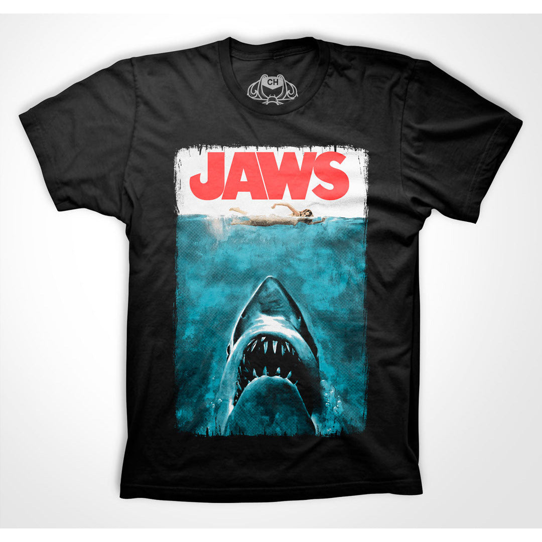 Playera negra de Tiburón (Jaws)