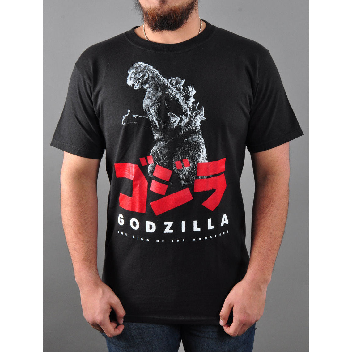 Playera negra de Godzilla King