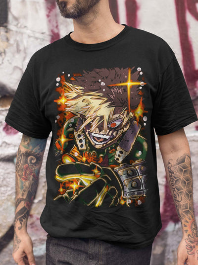 Playera de Bakugo puesta