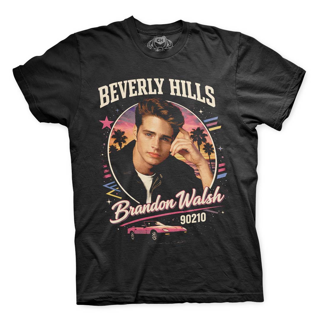 Playera negra de Beverly Hills, 90210