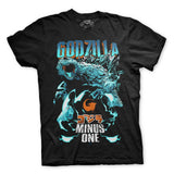 Playera negra de Godzilla Minus One