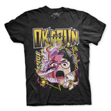 Playera negra de Okarun de Dandadan