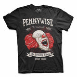 Playera negra del Pennywise clásico de IT (1990)