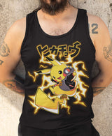 Tank top negro de Pikachu de Pokémon, puesta