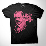 Playera negra Pink Freud con Sigmund Freud