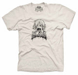 Playera color arena de Sanji de One Piece, vista de frente
