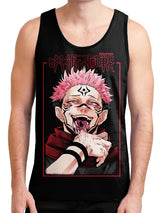 Tank top negro de Ryomen Sukuna de Jujutsu Kaisen